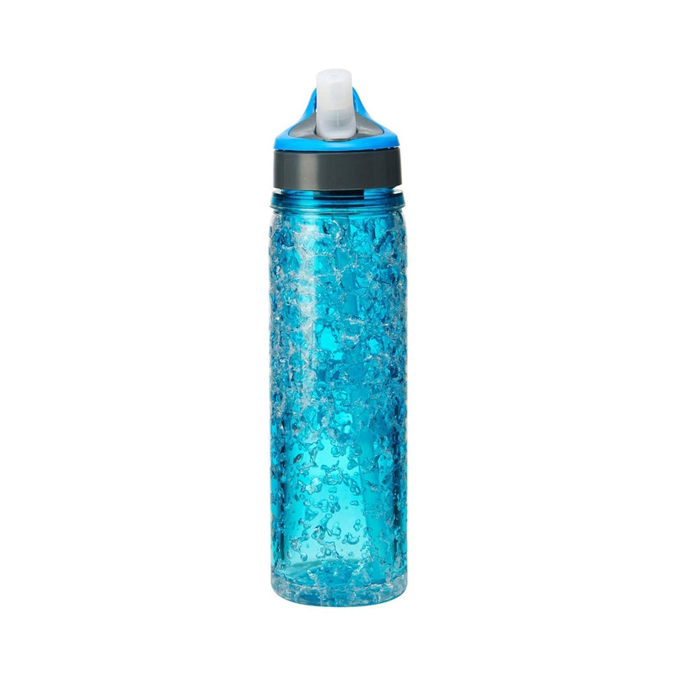 Buygemstore Freezeable Double Wall Insulated Tritan Water Bottle with Crackle Gel